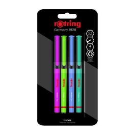 Rotring Rotulador fineliner punta metálica 0,4 mm, pack de 4 colores surtidos Precio: 5.50000055. SKU: B124NREQMT