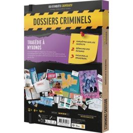 Asmodee ASM3760363610120 Tragedia en Mykonos - Juego de investigación para adultos, a partir de 18 años, fabricado en Francia