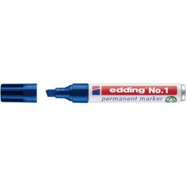 Edding Marcador Permanente Nº 1 Azul (Set de 10) Marcador permanente para marcar y etiquetar sobre casi todos los materiales (Set de 10) Precio: 16.78999993. SKU: S8421210