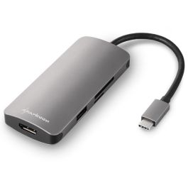Sharkoon Adaptador Multipuertos USB 3.0 Type-C, HDMI, Lector Tarjetas SD/MicroSD/MMC, 5 Gbit/s, Gris Oscuro Precio: 55.89000043. SKU: B1G7JZSHWD