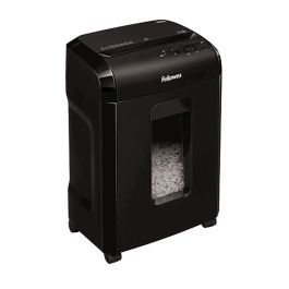 Fellowes 10M Aktenvernichter MicroCut, Destructora de papel 10 hojas, Microcorte 2x12mm, P-5, 19L, Negro