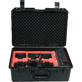 Algamlight Case y Cargador EVENTPAR44-QUAD-IP para 6 Proyectores Event Par 44 Quad IP con Filtros Magnéticos