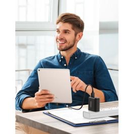 UGREEN Cargador de Pared Doble USB-A QC 3.0 36W Universal para Carga Rápida en Dispositivos Móviles y Tablets, Negro
