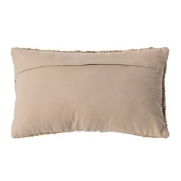 Cojín Beige-Ocre Viscosa-Algodón 30 X 50 cm