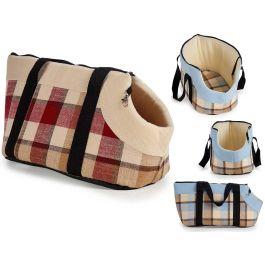 Transportin Mascota Tela Cuadros Surtidos Mascow 28X39CM (6 Unidades) Precio: 66.59000018. SKU: B19ATD2ABF