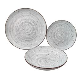 Vajilla Versa Lua Gris Porcelana 18 Piezas Precio: 49.9900005. SKU: B1CNE7S699