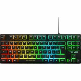 The G-Lab Keyz CAESIUM-TKL Teclado Gaming AZERTY TKL Membrana Retroiluminado RGB Negro, Anti-Ghosting, Macros, Multiplataforma Precio: 41.50000041. SKU: S7178041