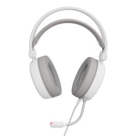 GENESIS NSG-2308 Neon 613 G2 Auriculares Gaming de Diadema Alámbricos con Micrófono, USB y Jack 3.5mm, 50mm, RGB, Blanco