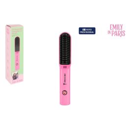 Inde Cepillo Alisador Recargable Emily In Paris, 19,5 cm de largo, óptimo para uso en viaje (12 Unidades) Precio: 175.49999962. SKU: B1F595PGL3