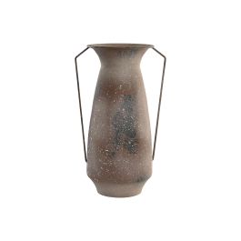 DKD Home Decor Jarrón Decorativo Vintage de Metal Marrón 18.5x42x25 cm - Set de 4 Unidades Precio: 103.7900006. SKU: B1GQKAWT2R
