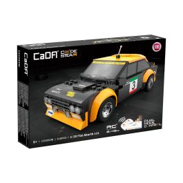 CADA Fiat Abarth 131 C51092W - Coche Teledirigido de 216 piezas, Control Remoto 2.4G/App, Max 3.8 Km/h