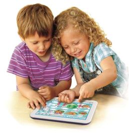 Educa Juego Educa Touch Junior Táctil Aprendo Inglés con 6 Láminas de Actividades para Niños de 4 a 8 Años