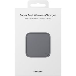Samsung EP-P3400T Cargador Inalámbrico Pad con Adaptador, Gris, 15W