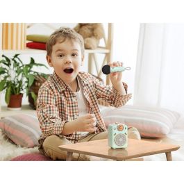 Divoom Altavoz Portátil Fairy OK Bluetooth con Micrófono Inalámbrico, Radio FM y Ranura MicroSD, 10W, Verde