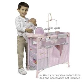 Decuevas Armario Cambiador de Muñecas Plegable con Accesorios para Muñecas de hasta 42 cm. Recomendado para Niños +3 Años Decuevas Armario Cambiador de Muñecas Plegable con Accesorios para Muñecas de hasta 42 cm. Recomendado para Niños +3 Años