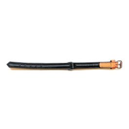 Gloria Collar Perro Piel Acolchado Naranja 55 cm x 25 mm Auténtico Triple Capa Suave Mullido Máxima Comodidad Gloria Collar Perro Piel Acolchado Naranja 55 cm x 25 mm Auténtico Triple Capa Suave Mullido Máxima Comodidad