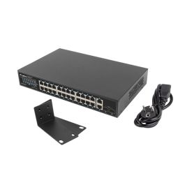 Lanberg Switch 24 Puertos 1Gbps PoE+ 360W - Conectividad Ethernet y Fibra Óptica Precio: 203.49999978. SKU: S5621362