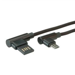 ROLINE USB 2.0 Kabel, gewinkelt, Typ A rev - Micro B, ST/ST, schwarz, 0,8 m Precio: 7.1995. SKU: B1CDDJWVG5