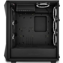 Sharkoon REV300 Torre Gaming E-ATX de Alto Rendimiento con 7 Ventiladores PWM, Panel Frontal Rejilla y Cristal Templado Negro