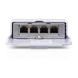 Ubiquiti NanoSwitch Switch Gigabit Ethernet de 4 Puertos 10/100/1000 Mbps