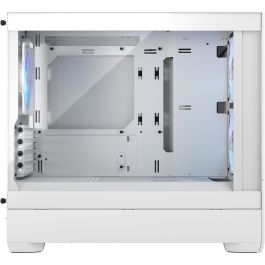 Fractal Design Pop Mini Air RGB TG Clear White Mini Tower PC Blanco con Ventana de Vidrio Templado e Iluminación