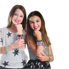 Tachan Tejedora De Pulseras De Goma Deluxe Kit Completo Con 1800 Gomas Libres De Látex Y Cuentas