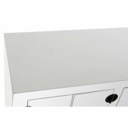 Consola Oriental DKD Home Decor Blanco Plateado 26 x 83 x 63 cm