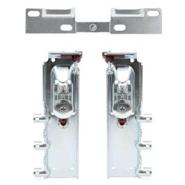 Italiana Ferramenta Libra H3 Colgador Oculto Regulable Muebles Cocina Antidescolgamiento 140kg Kit con Placa Zincado