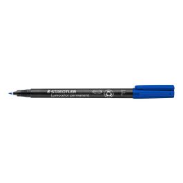 Rotulador Staedtler Lumocolor Retroproyeccion Punta De Fibrapermanente 318-3 Azul Punta Fina Redonda 0.6 mm 10 unidades