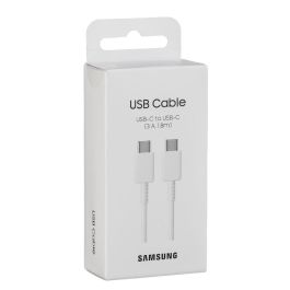 Samsung EP-DX310JWEGEU Cable USB-C a USB-C 3A 1.8M Blanco Precio: 10.50000006. SKU: B1HCRH773G