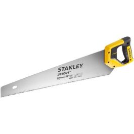Stanley Serrucho Jet Cut Fine 500mm Carpintería Profesional Hoja Acero Alta Calidad Mango Ergonómico