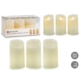 Set 3 Velas Led Llama Oscilante Crema Giftdecor 8X13CM (6 Unidades) Precio: 103.4999999. SKU: B1JYNGRQVG