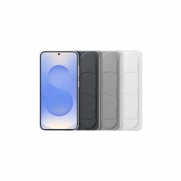 Samsung SAM1735460739992 Funda Galaxy S25 Blanca con Función Soporte y Correa Integrada