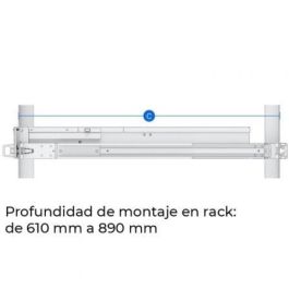 Synology RKS-02 Raíles de rack deslizantes para servidores de montaje en rack Synology.