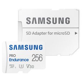 Samsung PRO Endurance 256GB MicroSDXC UHS-I U3 100MB/s 40MB/s con Adaptador