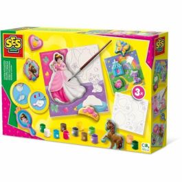Ses Creative SES8710341013493 Kit de Pintura y Moldura para Niños - Lienzos para Pintar 3 Cuadros de Princesas - Pasatiempo Creativo Precio: 29.49999965. SKU: B1ELEAJN5Q