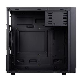 Hiditec CHA010045 Caja Mini Torre Q5 Pro para PC, Micro ATX / ITX, USB-C, Lector de Tarjetas SD/TF, Acero SPCC