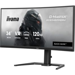 Iiyama G-Master GCB3482WQSU-B1 Monitor Curvo 34" 1440p 120Hz 0.6ms MPRT HDR400 FreeSync Premium Negro 500cd