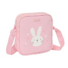 Bolso Bandolera Safta Conejo Rosa 16 x 18 x 4 cm Bolso Bandolera Safta Conejo Rosa 16 x 18 x 4 cm