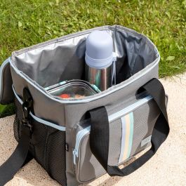 Quid Bolsa Térmica Sugar 22 L Gris 33x24x28 cm con Asa Bandolera, Plegable y Cierre Cremallera (Pack de 6 Unidades) Quid Bolsa Térmica Sugar 22 L Gris 33x24x28 cm con Asa Bandolera, Plegable y Cierre Cremallera (Pack de 6 Unidades)