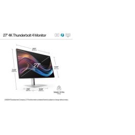 HP 727pk Monitor Serie 7 Pro 27" 4K Thunderbolt 4 | Pantalla Calibrada, Colores Vibrantes, Alto Rendimiento