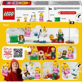 LEGO 71441 Super Mario Las Aventuras de LEGO Peach Interactivo - Juguete Princesa