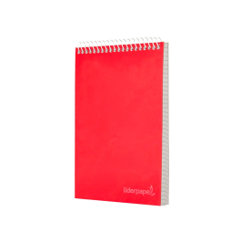 Liderpapel witty Cuaderno espiral bolsillo octavo apaisado tapa dura 80h 75gr cuadro 4 mm colores surtidos
