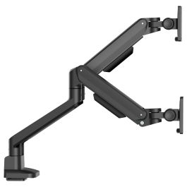 Iiyama Soporte de Monitor 100x100 Dual 2x12kg para 24-32" con Gasdruckfeder, Negro