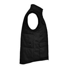 Roly Chaleco laboral Almanzor negro T-S multibolsillo 80% poliéster 20% algodón 200 g/m²