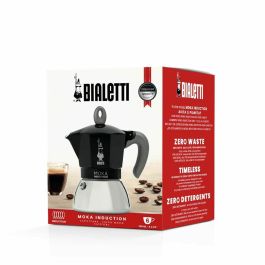 Cafetera Italiana Bialetti 0006936/NP Negro Metal Aluminio