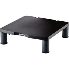 Fellowes Elevador para Monitor Estándar, Soporta hasta 27 Kg, Ajustable en Altura 50-100mm, Certificado ISO 9241 y Consultoría Ergonómica