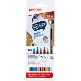 Rotulador Fibra Edding 1340 Brushpen Metalicos Surtidos Pack De 6 Precio: 11.49999972. SKU: B1EBJAYMQK