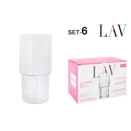 Set de 6 vasos Helen 400 cc - Lav (8 Cajas) Precio: 61.49999966. SKU: B189EFBPQD