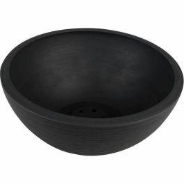 Eda EDA3086960253288 Maceta Jardinera Graphit'Up Redonda para Plantas - Ø 25 cm (3.3 L) - Gris Antracita